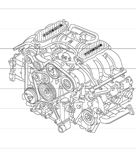 replacement engine without drive plate tiptronic without flywheel manual transmission without compressor for 986 Boxster 1997-04