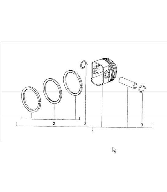 piston 986 Boxster 1997-04