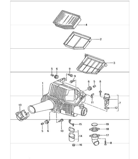Diagram 106-00 Porsche Boxster 718 (982) 2017>> Engine