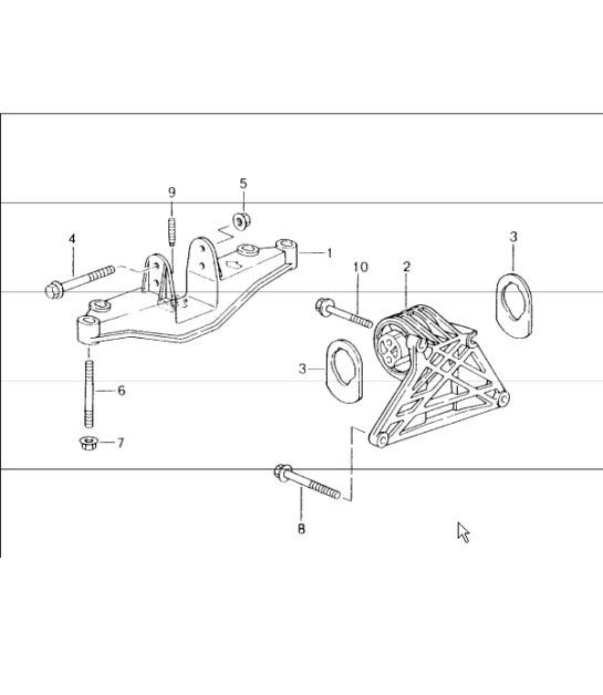 Diagram 109-00 Porsche 991 (911) MK2 2016-2019 Engine