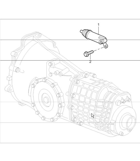 clutch release 986 Boxster S 2000 (G86.20)  ONWARDS