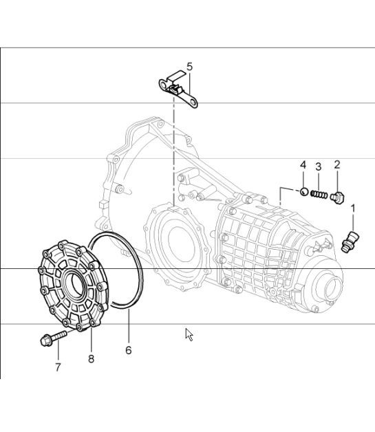Diagram 302-05 Porsche Panamera 4S V8 4.8L 
