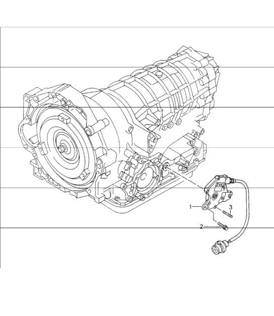 Diagram 320-05 Porsche Macan (95B) MK1 (2014-2018) Transmission