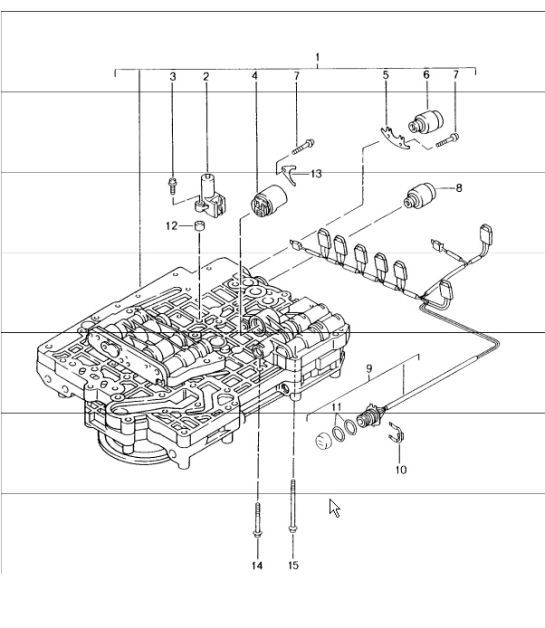 Diagram 340-02 Porsche Boxster 718 (982) 2017>> Transmission