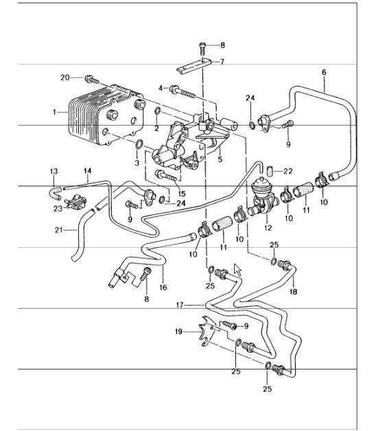 Diagram 360-00 Porsche Macan (95B) MK1 (2014-2018) Transmission