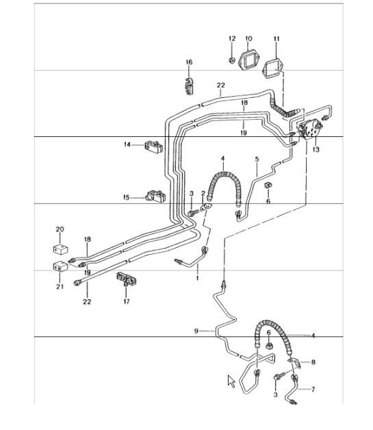 Diagram 604-10 Porsche 991 (911) MK2 2016-2019 Wheels, Brakes