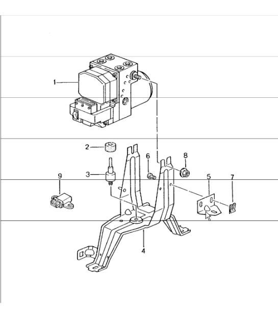 Diagram 605-00 Porsche Cayenne 9PA (955) 2003-2006 Wheels, Brakes