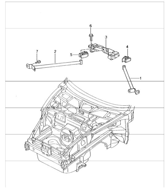 dome strut 986 Boxster 1997-04