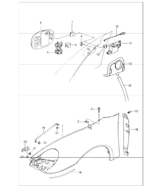 Diagram 801-40 Porsche 911 & 912 (1965-1989) Body