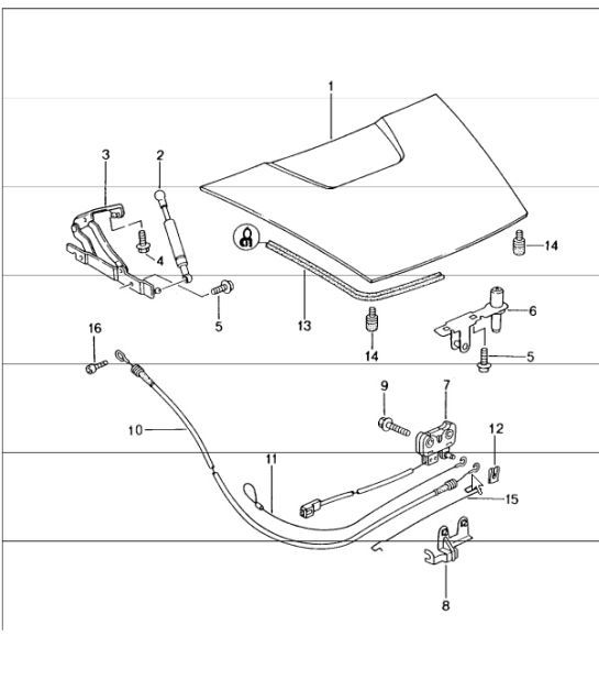 Diagram 803-05 Porsche Macan (95B) MK1 (2014-2018) Body