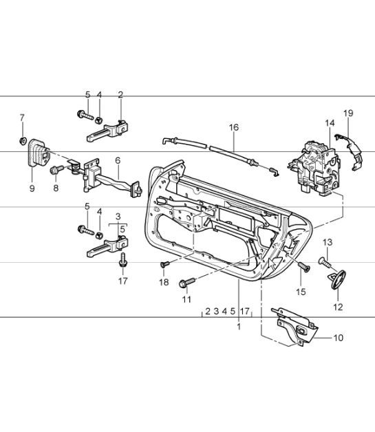 Diagram 804-00 Porsche Boxster 986 2.7L 2003-04 Body