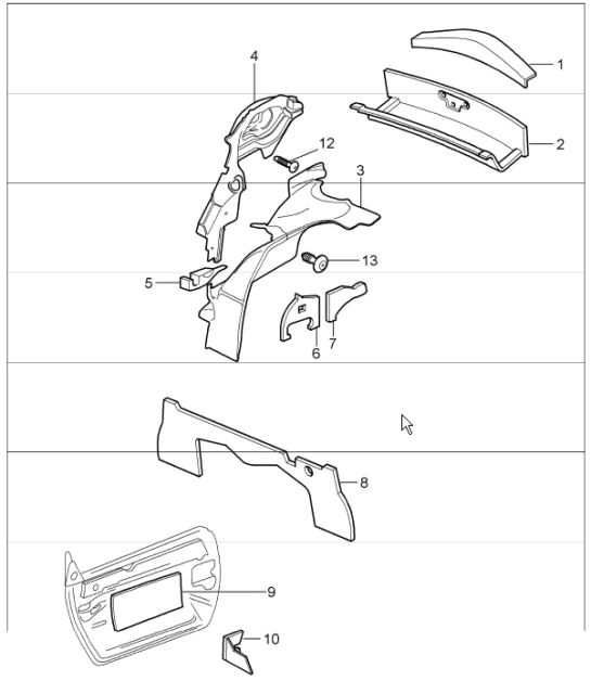 body sound proofing 1 - for 986 Boxster 1997-04
