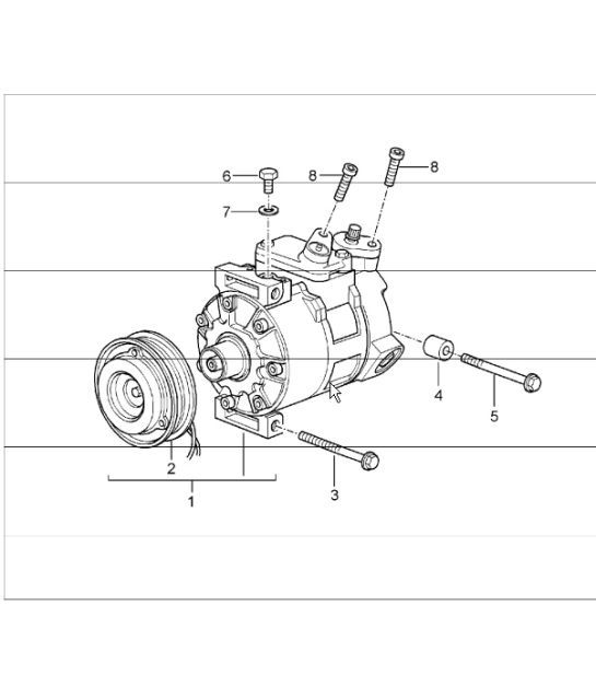 Diagram 813-15 Porsche Macan (95B) MK1 (2014-2018) Body