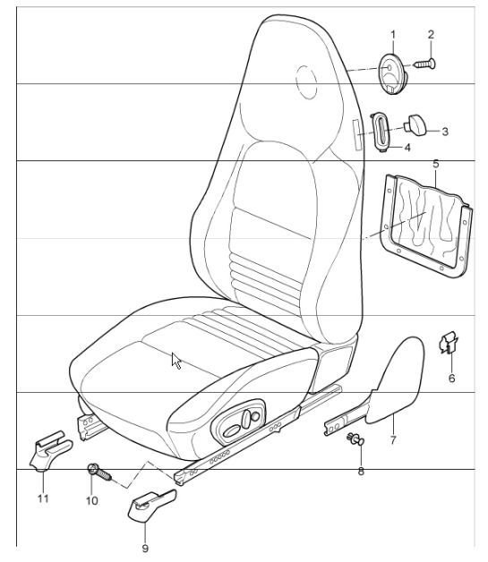 Diagram 817-00 Porsche Cayman 718C (982C) 2017>> Body
