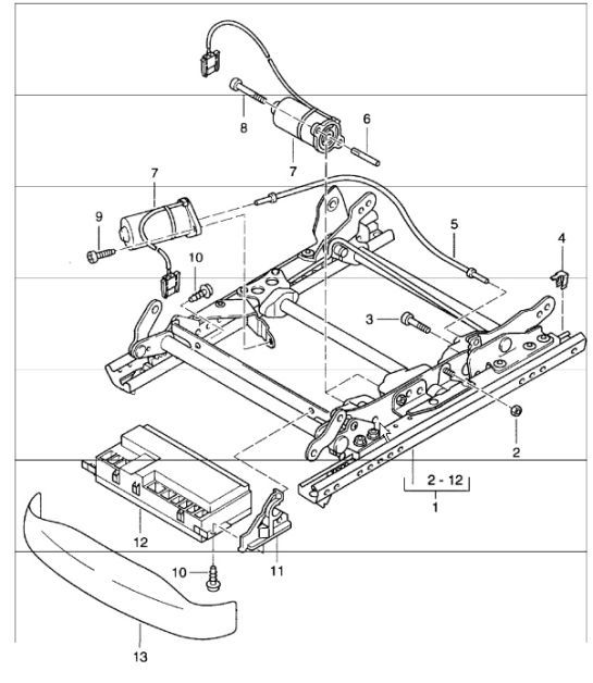 Diagram 817-19 Porsche Cayman 718C (982C) 2017>> Body