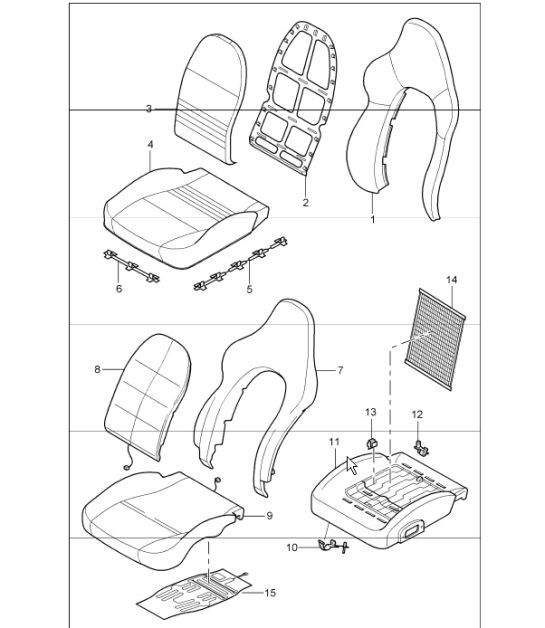 Diagram 817-25 Porsche Boxster 718 (982) 2017>> Body