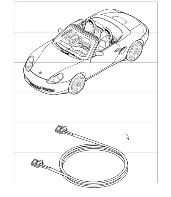 optical waveguide 986 Boxster 2003 ONWARDS