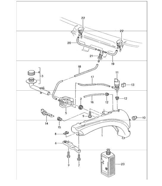 Diagram 904-10 Porsche Cayman 718C (982C) 2017>> Electrical equipment