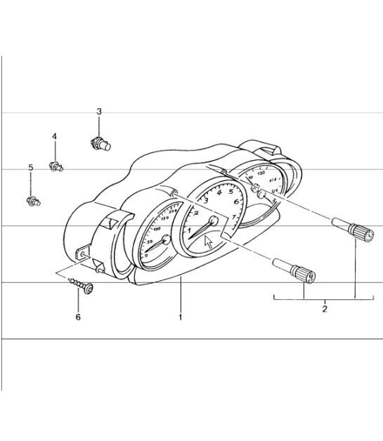 Diagram 906-01 Porsche Macan (95B) MK1 (2014-2018) Electrical equipment