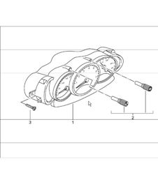 instruments complete IX45/X71 for Boxster 2001 ONWARDS