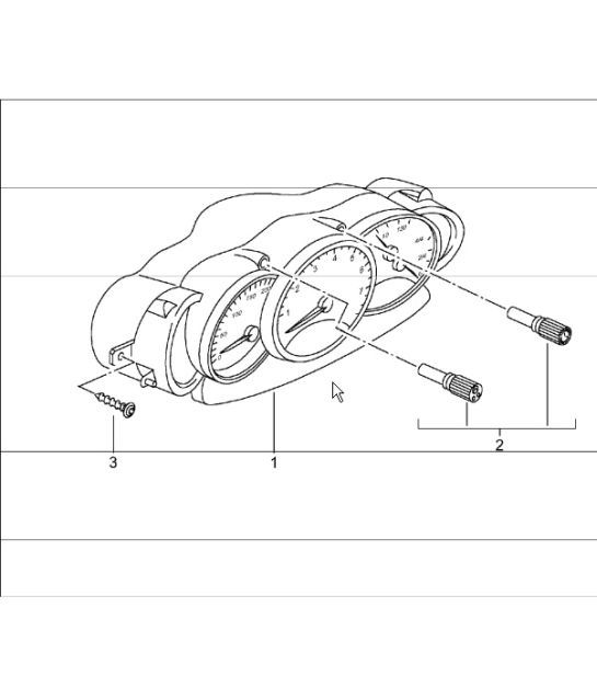 Diagram 906-02 Porsche Boxster 986/987/981 (1997-2016) Electrical equipment
