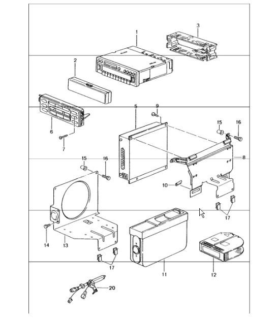 Diagram 911-00 Porsche Cayman GT4 718 4.0L / GT4 RS 718 4.0L 