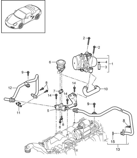 Diagram 108-005 Porsche 911 & 912 (1965-1989) Engine