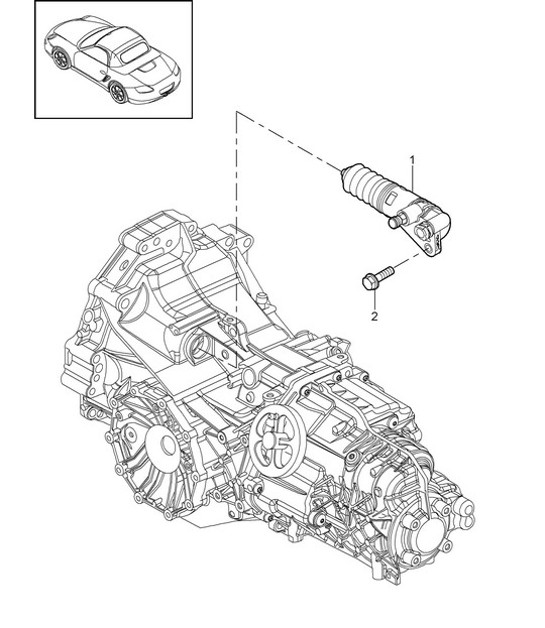Diagram 301-005 Porsche Boxster 986/987/981 (1997-2016) Transmission