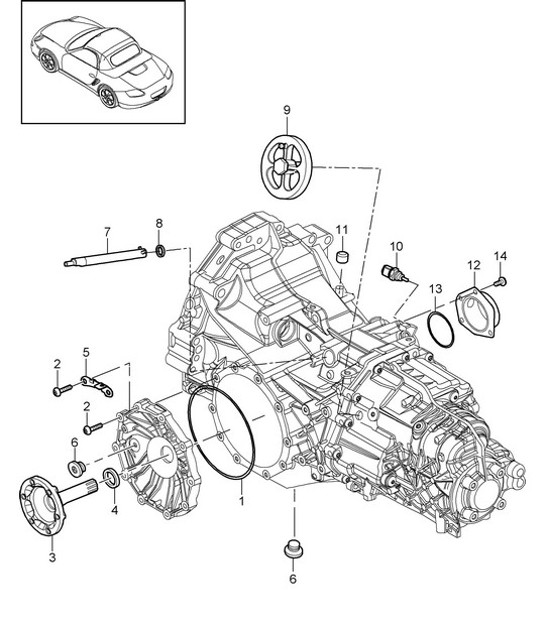 Diagram 302-005 Porsche Panamera 971 MK1 (2017-2020) 