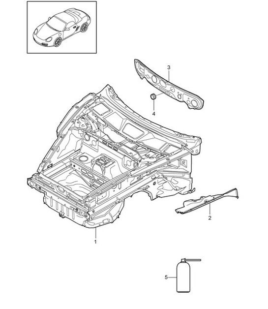 Diagram 801-005 Porsche 911 & 912 (1965-1989) Body