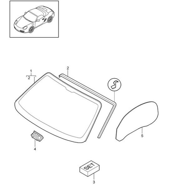Diagram 805-000 Porsche Boxster 718 (982) 2017>> Body