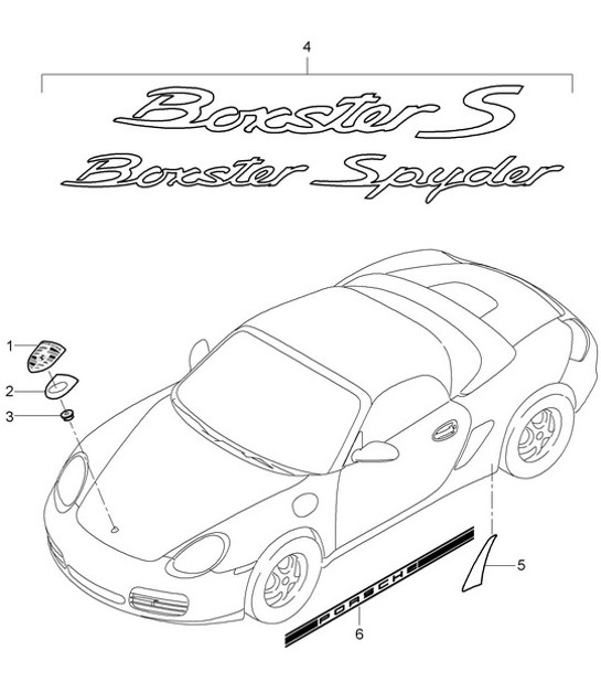 Diagram 810-000 Porsche Cayenne (9YA) 2018>> 