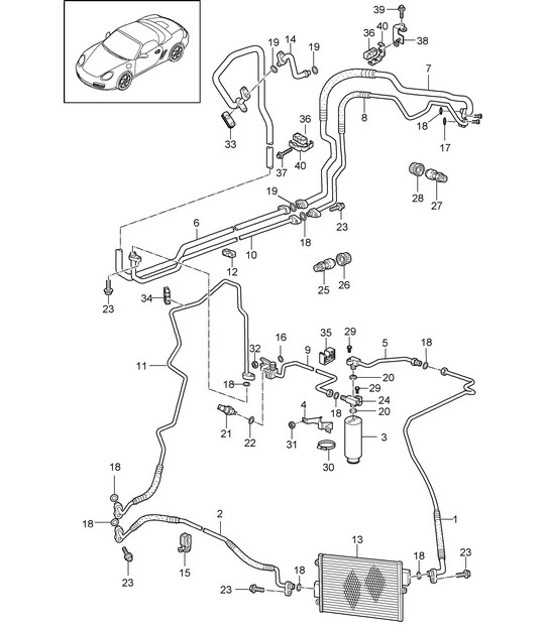 Diagram 813-025 Porsche Boxster 718 (982) 2017>> Body