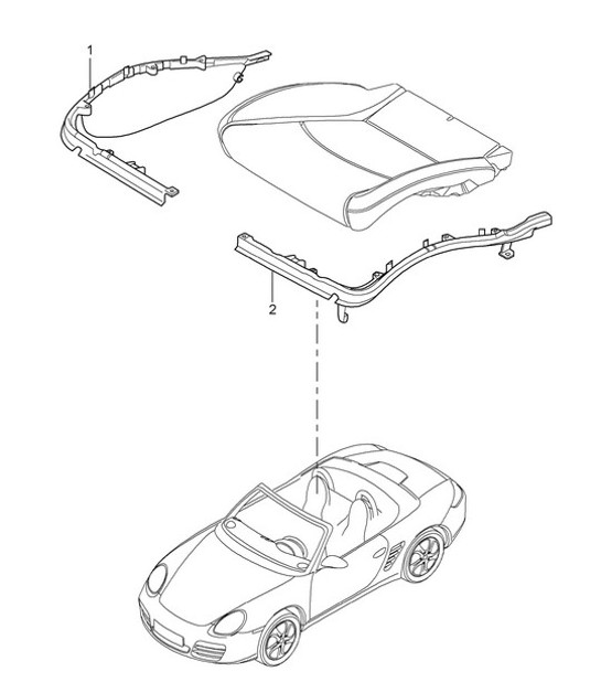 Diagram 817-009 Porsche Macan (95B) MK1 (2014-2018) Body