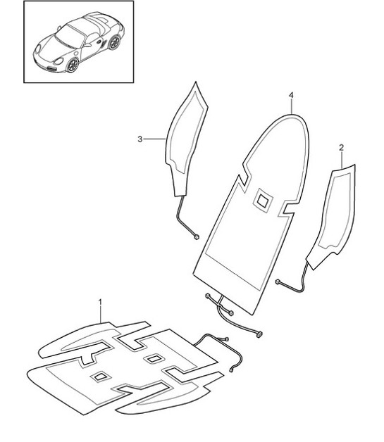 Diagram 817-018 Porsche 9J1.1 Taycan GTS 2020-24 