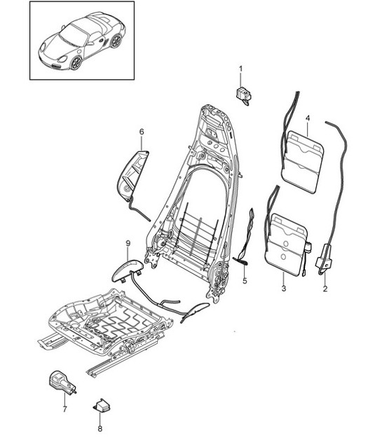 Diagram 817-022 Porsche Cayman 718C (982C) 2017>> Body