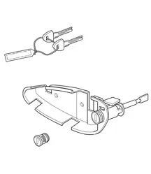 Repair kits / Set of locks 987.2 Boxster / Boxster S 2009-12