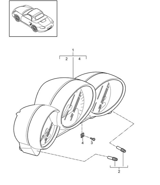 Diagram 906-002 Porsche 944 (1982-1991) 