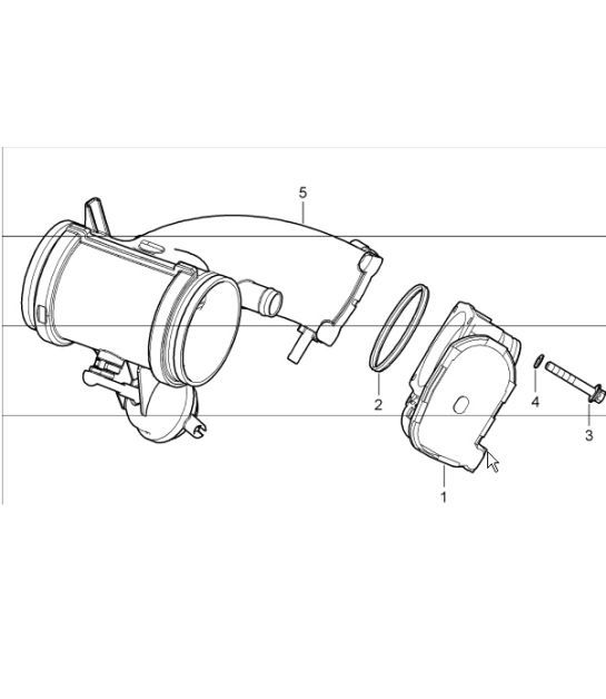 Diagram 107-00 Porsche Boxster 986/987/981 (1997-2016) Engine