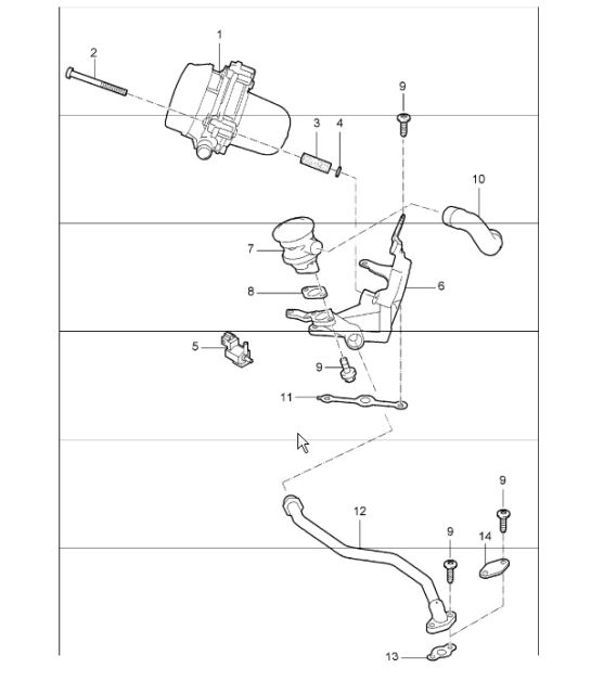 air injection 987 Boxster / Boxster S 2005-08