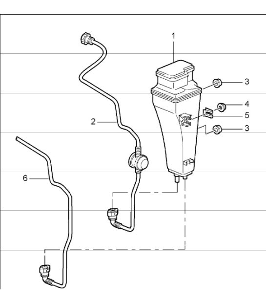 carbon canister 987 Boxster / Boxster S 2005-08