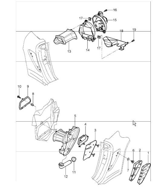 Diagram 801-80 Porsche Macan (95B) MK1 (2014-2018) Body