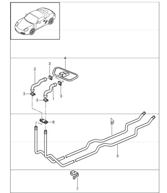 Diagram 813-00 Porsche Boxster 718 (982) 2017>> Body