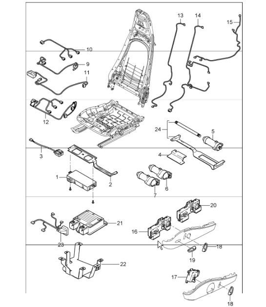 Diagram 817-10 Porsche 911 & 912 (1965-1989) Body
