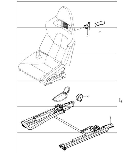 Diagram 817-30 Porsche 991 (911) MK2 2016-2019 Body