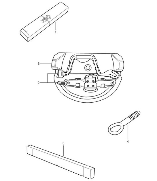 Diagram 001-000 Porsche Macan (95B) MK1 (2014-2018) Accessories & others 