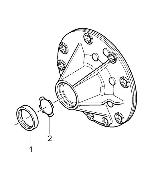 Diagram 330-001 Porsche 356 (1950-1965) Transmission