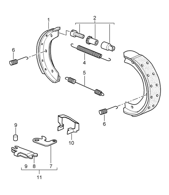 Handbrake 987C.1 Cayman 2006-08