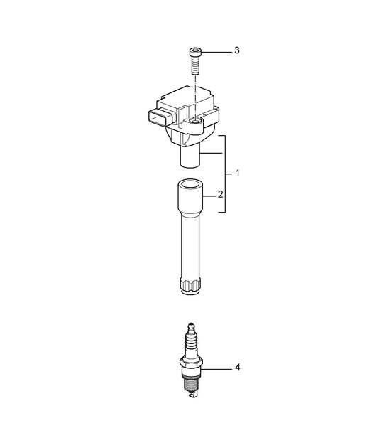 Ignition system 987C.1 Cayman 2006-08