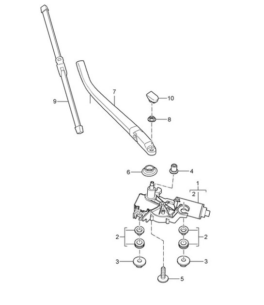 Diagram 904-005 Porsche Boxster 25 Years 718 4.0L Manual (400 Bhp) Materiale elettrico